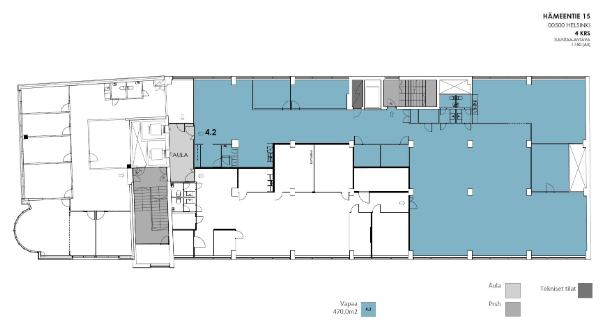 H&auml;meentie 15 A, Helsinki, 470 m&sup2; toimisto