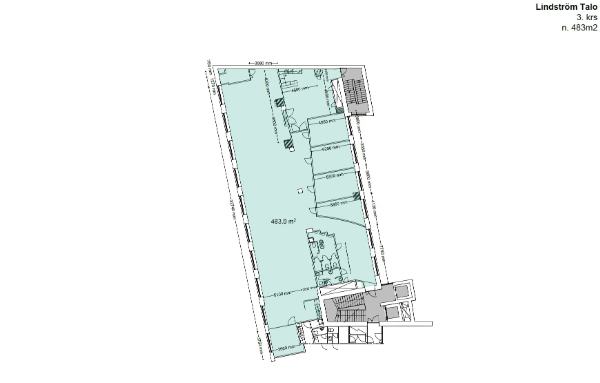 Lautatarhankatu 6, Helsinki, 483 m&sup2; toimisto