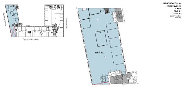 Lautatarhankatu 6, Helsinki, 467 m&sup2; toimisto