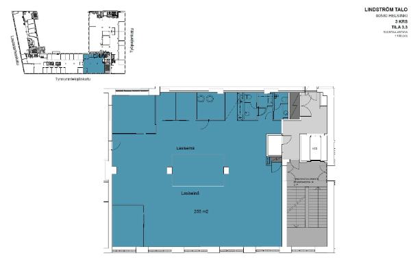 Lautatarhankatu 6, Helsinki, 256 m&sup2; toimisto