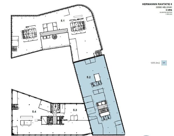 Hermannin rantatie 8, Helsinki, 1055 m&sup2; toimisto