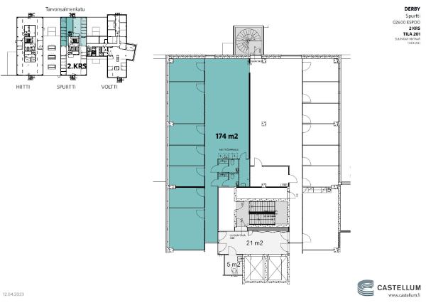 Tarvonsalmenkatu 17, Espoo, 174 m&sup2; toimisto