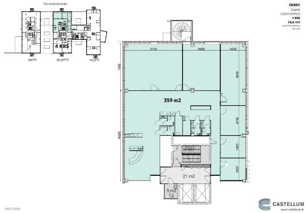 Tarvonsalmenkatu 17, Espoo, 359 m&sup2; toimisto