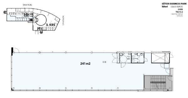 S&auml;terinkatu 6, Espoo, 241 m&sup2; toimisto