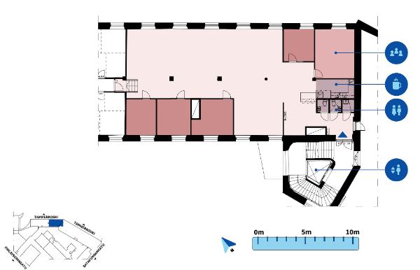 Finlaysoninkuja 9, Tampere, 262 m&sup2; toimisto
