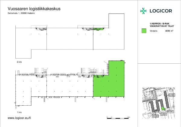 Seilorinkatu 1, Helsinki, 4886 m&sup2; varasto