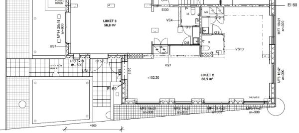 Kullervonkatu 7, Tampere, 66 m&sup2; liiketila, toimisto