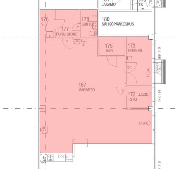 Tikkurilantie 146, Vantaa, 100 m&sup2; varasto