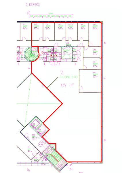 Robert Huberin tie 3b, Vantaa, 439 m&sup2; toimisto