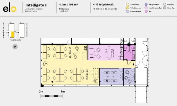 Joukahaisenkatu 6, Turku, 211 m&sup2; toimisto