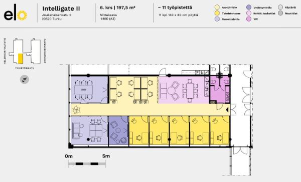 Joukahaisenkatu 6, Turku, 212 m&sup2; toimisto