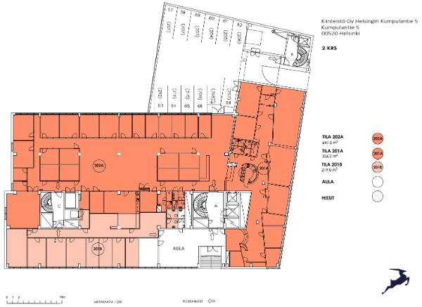 Kumpulantie 5, Helsinki, 336 m&sup2; toimisto