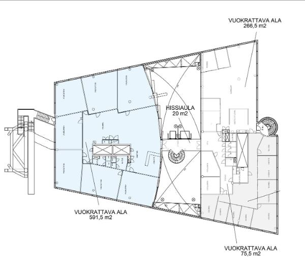 Tammasaarenkatu 5, Helsinki, 591 m&sup2; toimisto