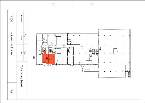Hankasuontie 9, Helsinki, 137 m&sup2; varasto