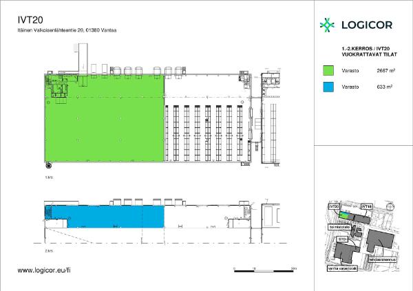 Vanha Porvoontie 229, Vantaa, 3300 m&sup2; varasto